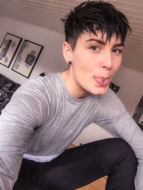 Lesbian haircut